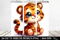 Cute Baby Plush Tiger Tumbler Product Image 2