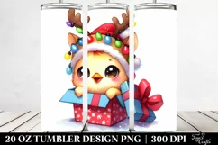 Joyful Winter Chicken 20 Oz Tumbler Product Image 2