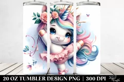 Baby Unicorn Dancer Tumbler Product Image 2
