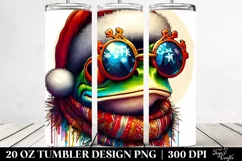 Colorful Frog Portrait | 20 Oz Tumbler Product Image 2