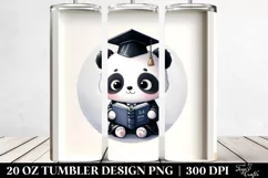 Cute Baby Panda Round Image | 20 oz Tumbler Product Image 2