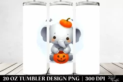 Spooky Elephant Halloween 20 Oz Tumbler Product Image 2