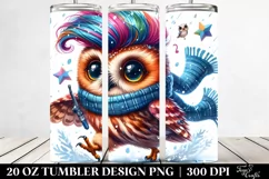 Running Baby Owl | 20 Oz Tumbler Product Image 2