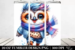 Running Baby Owl | 20 Oz Tumbler Product Image 2