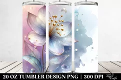 Shiny Snowdrop Tumbler | 20 oz Tumbler Product Image 2
