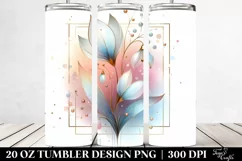 Shiny Snowdrop Tumbler | 20 oz Tumbler Product Image 2