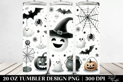 Funny Halloween Cobweb Clipart | 20 oz Tumbler Product Image 2