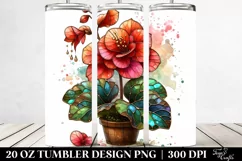 Stained Begonia Wood | 20 Oz Tumbler Product Image 2