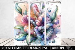 Glossy Sweet Pea Watercolor Clipart Product Image 2