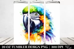 Colorful Macaw | 20 Oz Tumbler Product Image 2