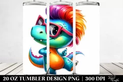 Dancing Baby Dinosaur 20 Oz Tumbler Product Image 2