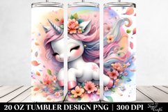 Baby Unicorn,Spring Petals | 20 Oz Tumbler Product Image 2