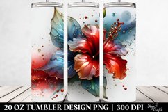 Glossy Hibiscus | 20 oz Tumbler Product Image 2