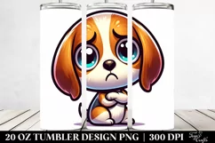Enthusiastic Baby Beagle Snooze | 20 oz Tumbler Product Image 2