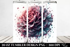 Glossy Carnation Tumbler 20 oz Tumbler Product Image 2