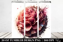 Glossy Carnation Tumbler 20 oz Tumbler Product Image 2