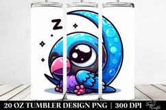 Cute Baby Raven Moon 20 oz Tumbler Product Image 2