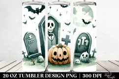 Very Simple Funny Tombstone Haloween Clipart 20 Oz Tumbler Product Image 2