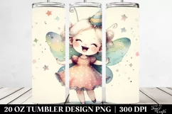 Simple Excited Fairy Tumbler Product Image 2