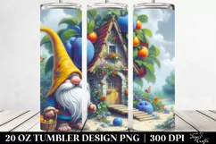 Fairy Tale Gnome Scene | 20 oz Tumbler Product Image 2