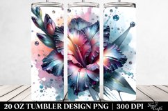 Shiny Gladiolus Design | 20 oz Tumbler Product Image 2