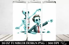 Simple Funny Halloween UNDEAD | 20 oz Tumbler Product Image 2