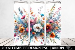 Vibrant Abstract Frame | 20 oz Tumbler Product Image 2