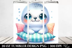 Colorful Baby Seal Tumbler Product Image 2