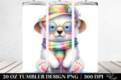 Colorful Baby Polar Bear Tumbler Product Image 2
