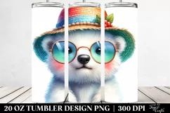Colorful Baby Polar Bear Tumbler Product Image 2