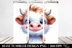 Funny Highland Cow Tumbler Product Image 2