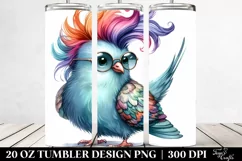 Cute Dove Playing Funny | 20 oz Tumbler Product Image 2