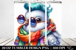 Cute Dove Playing Funny | 20 oz Tumbler Product Image 2