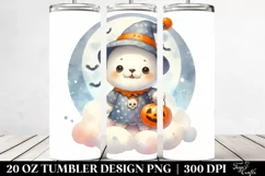 Retro Baby Seal Standing 20 Oz Tumbler Product Image 2