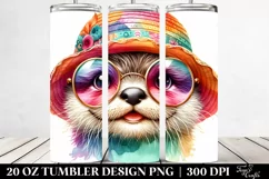 Colorful Baby Otter Tumbler Product Image 2