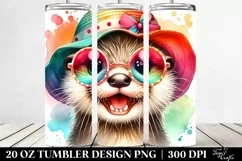 Colorful Baby Otter Tumbler Product Image 2