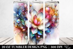 Vibrant Gardenia Tumbler Product Image 2