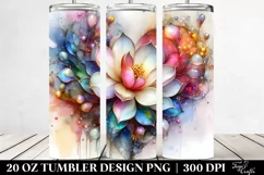Vibrant Gardenia Tumbler Product Image 2