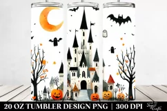 Very Simple Funny Castle Haloween Clipart 20 Oz Tumbler Product Image 2