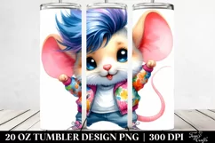 Cute Baby Mouse Dancing | 20 Oz Tumbler Product Image 2