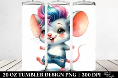 Cute Baby Mouse Dancing | 20 Oz Tumbler Product Image 2