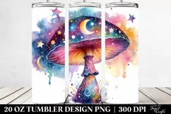 Magical Celestial Mushroom Splash | 20 Oz Tumbler Product Image 2
