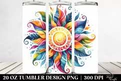 Colorful Watercolor Sun | 20 Oz Tumbler Product Image 2
