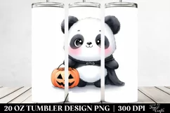 Cute Baby Panda 20 Oz Tumbler Product Image 2