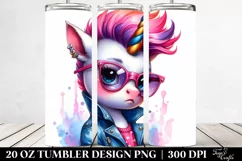 Contempt Baby Unicorn, 20 Oz Tumbler Product Image 2