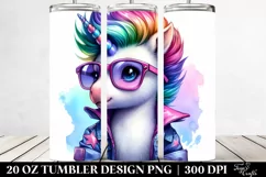 Contempt Baby Unicorn, 20 Oz Tumbler Product Image 2