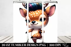 Proud Baby Deer Dancing | 20 oz Tumbler Product Image 2