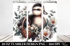 Detailed Gothic Baby Duck | 20 Oz Tumbler Product Image 2