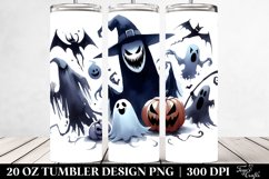 Simple Funny Halloween Clipart, Nightmare 20 Oz Tumbler Product Image 2