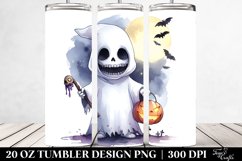 Simple Funny Halloween Clipart, Nightmare 20 Oz Tumbler Product Image 2